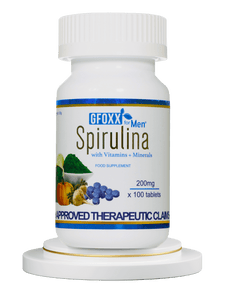 GFOXX Spirulina for Men 100 TABLETS PER BOTTLE